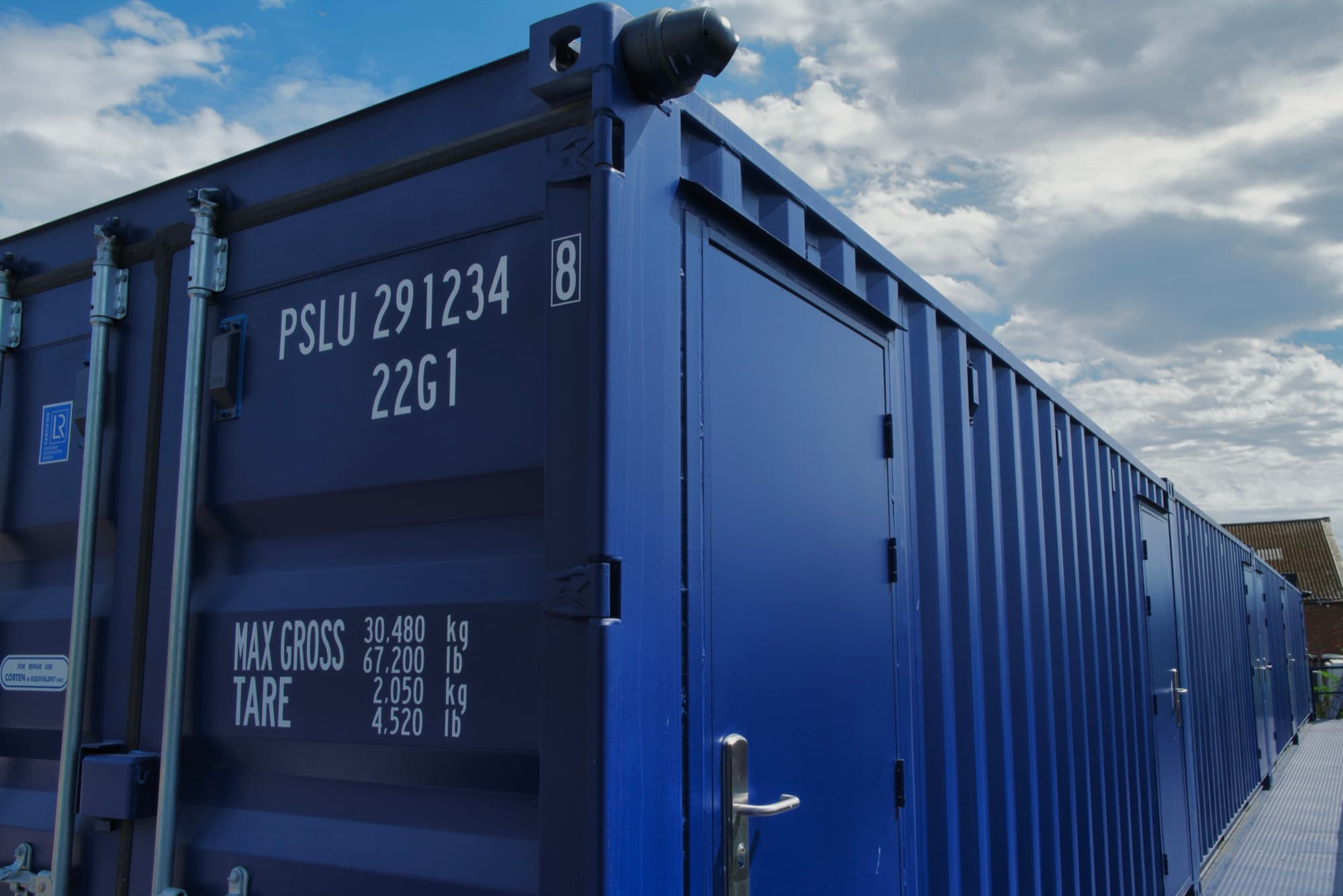 Secure storage container available for student storage